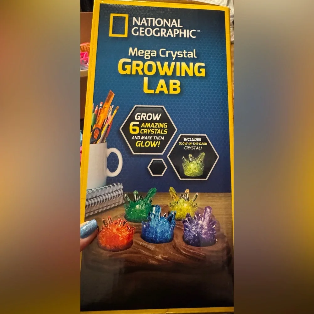 National Geographic Mega Crystal Growing lab NEW Sealed